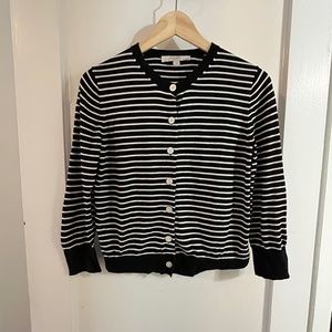 Loft striped cardigan